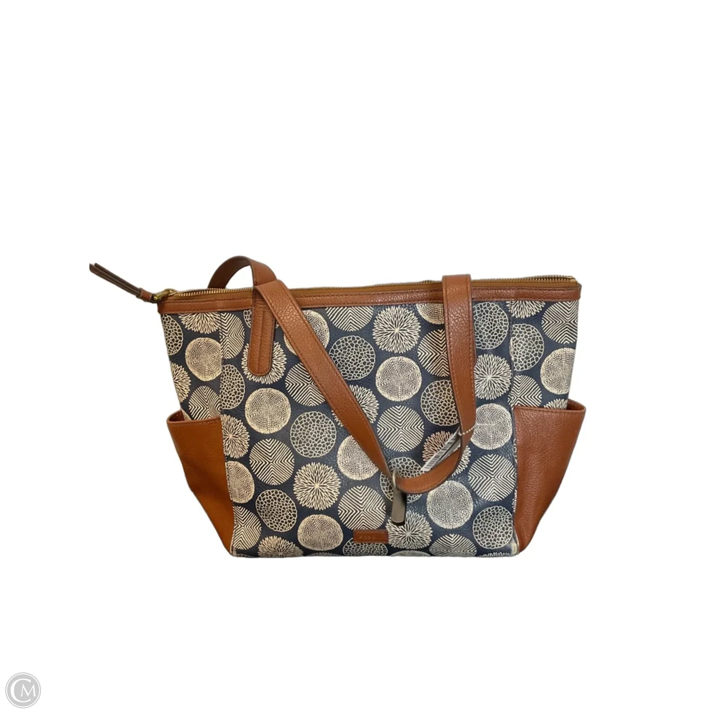 Handbag By Fossil, Size: Medium