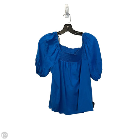Top Short Sleeve By Cupio In Blue, Size: M