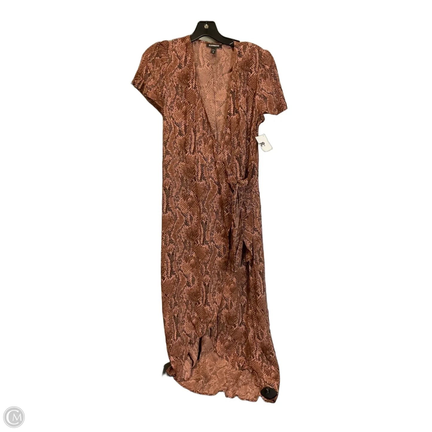 Dress Casual Maxi By Express In Animal Print, Size: Xs