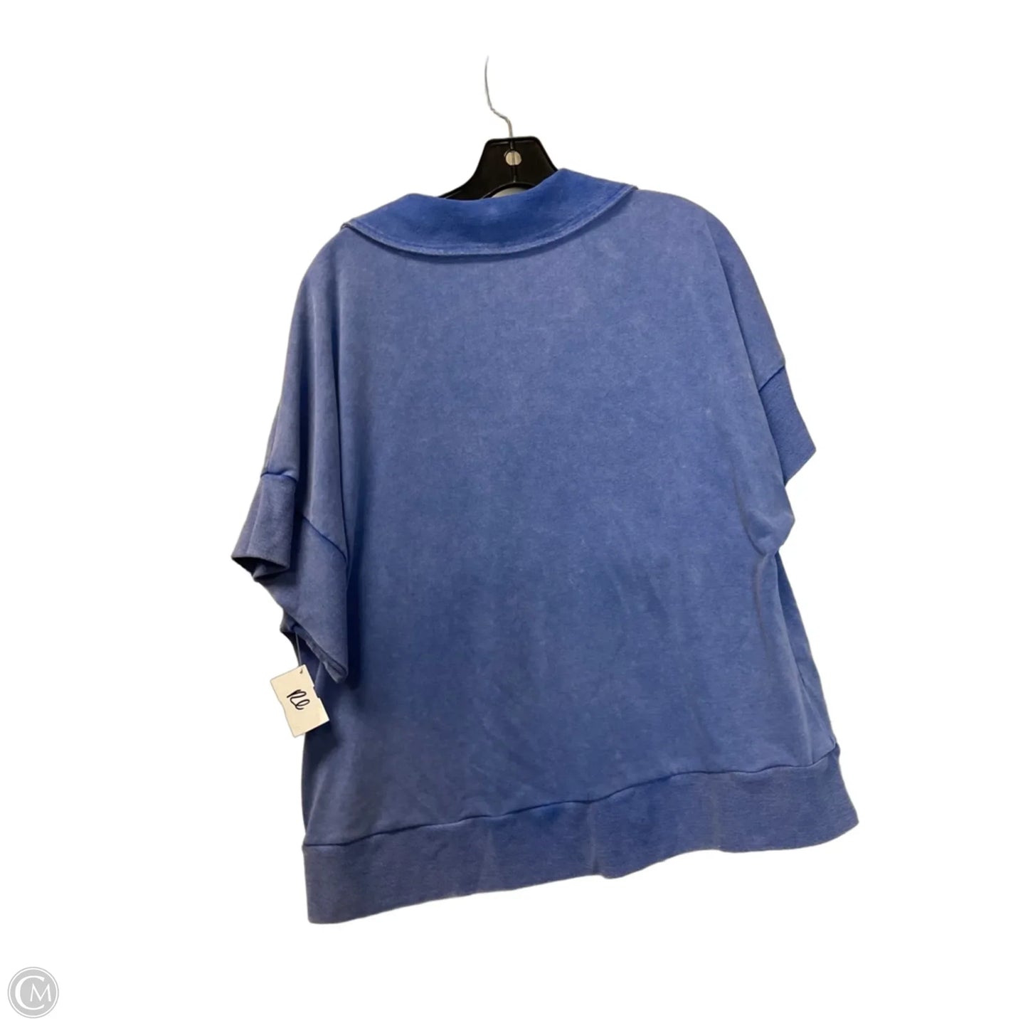 Top Short Sleeve By Jodifl In Blue, Size: Xl