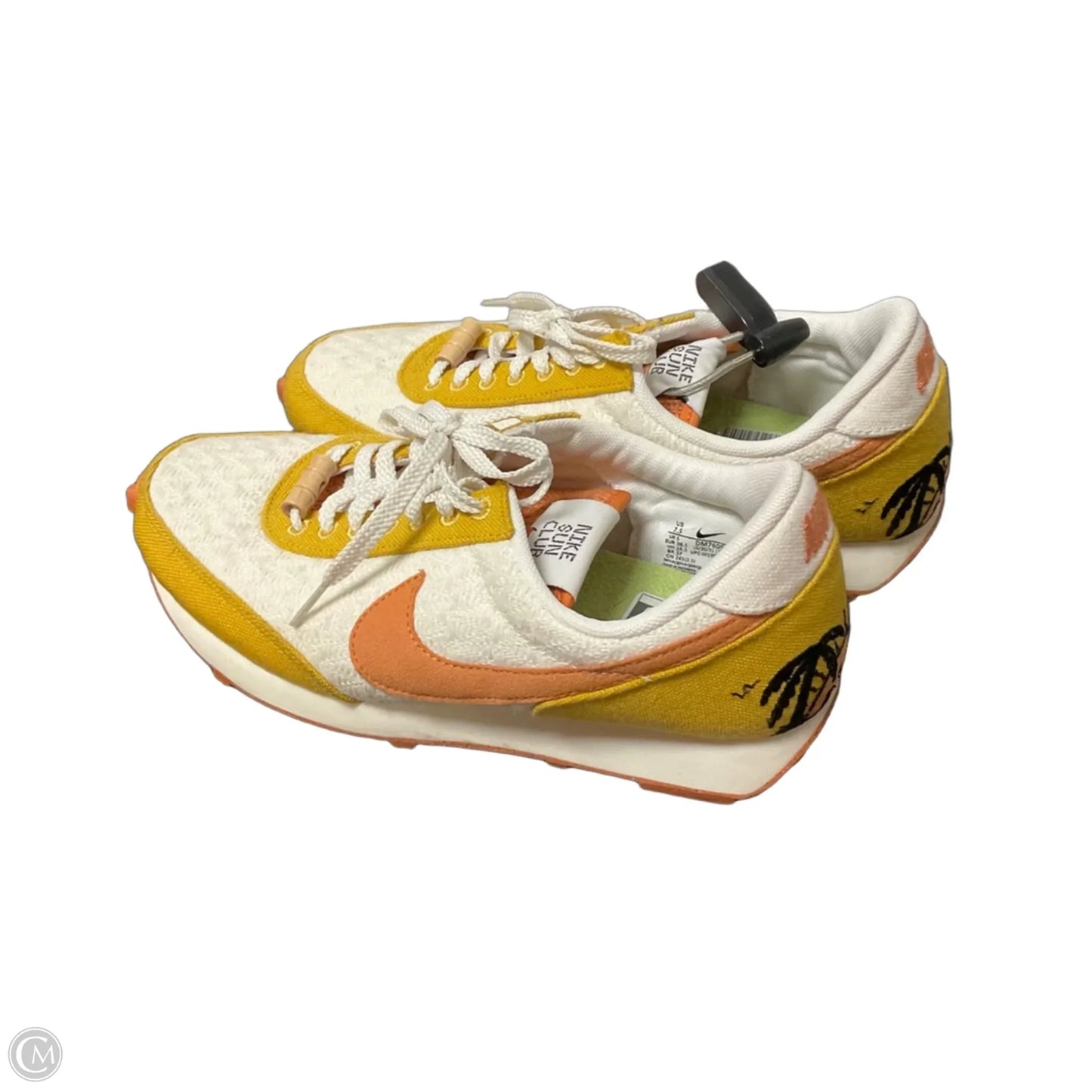 Shoes Athletic By Nike In Yellow, Size: 7.5