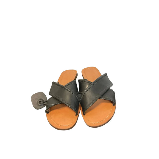 Sandals Flip Flops By Jack Rogers In Black, Size: 8