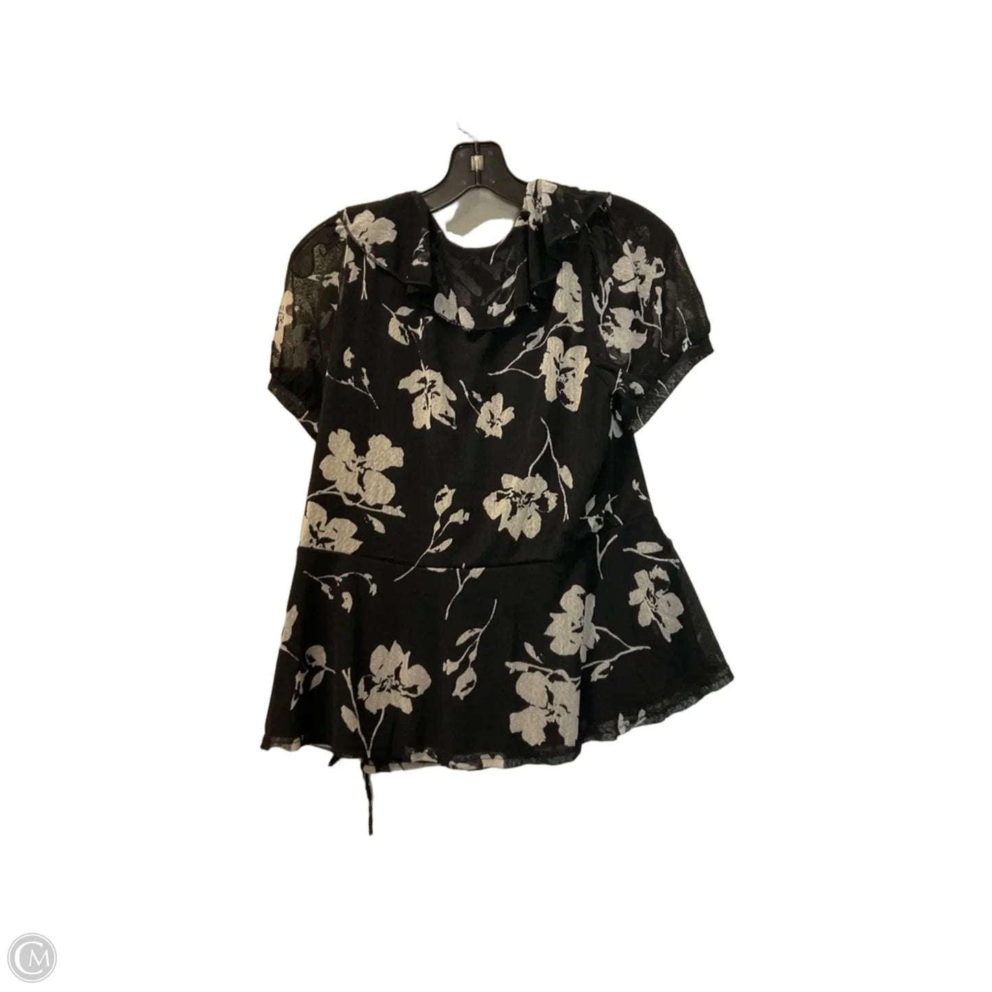 Top Short Sleeve By Ember In Black, Size: Xl