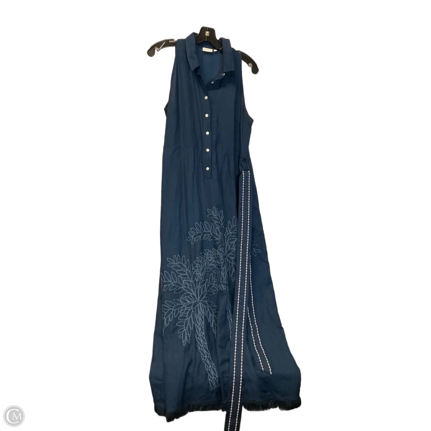 Dress Casual Maxi By Spartina In Blue, Size: M