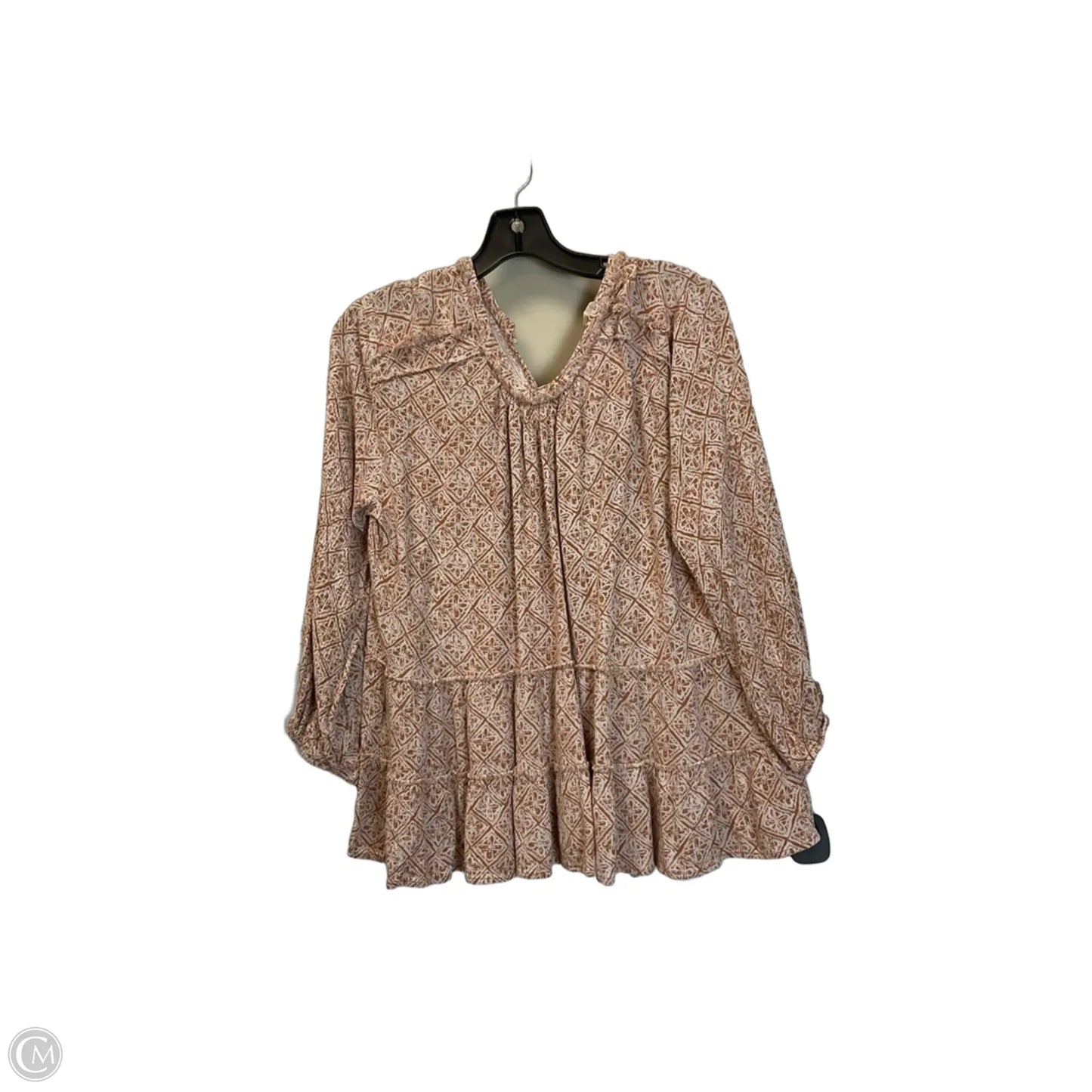 Top Long Sleeve By Altard State In Orange, Size: S