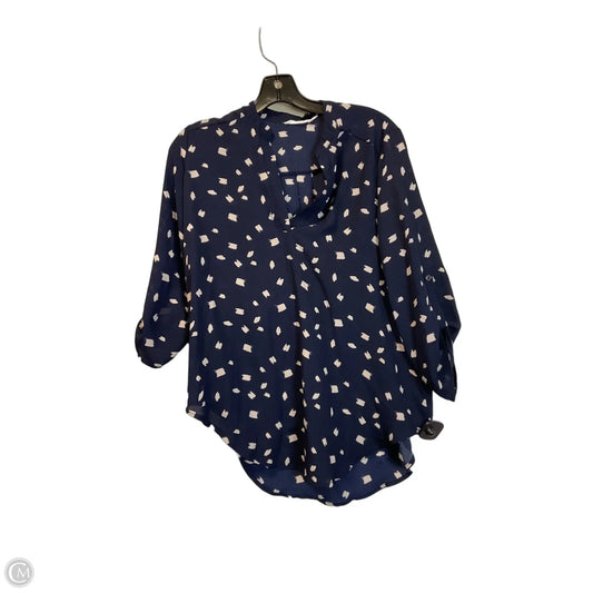 Top Long Sleeve By Lush In Blue, Size: M