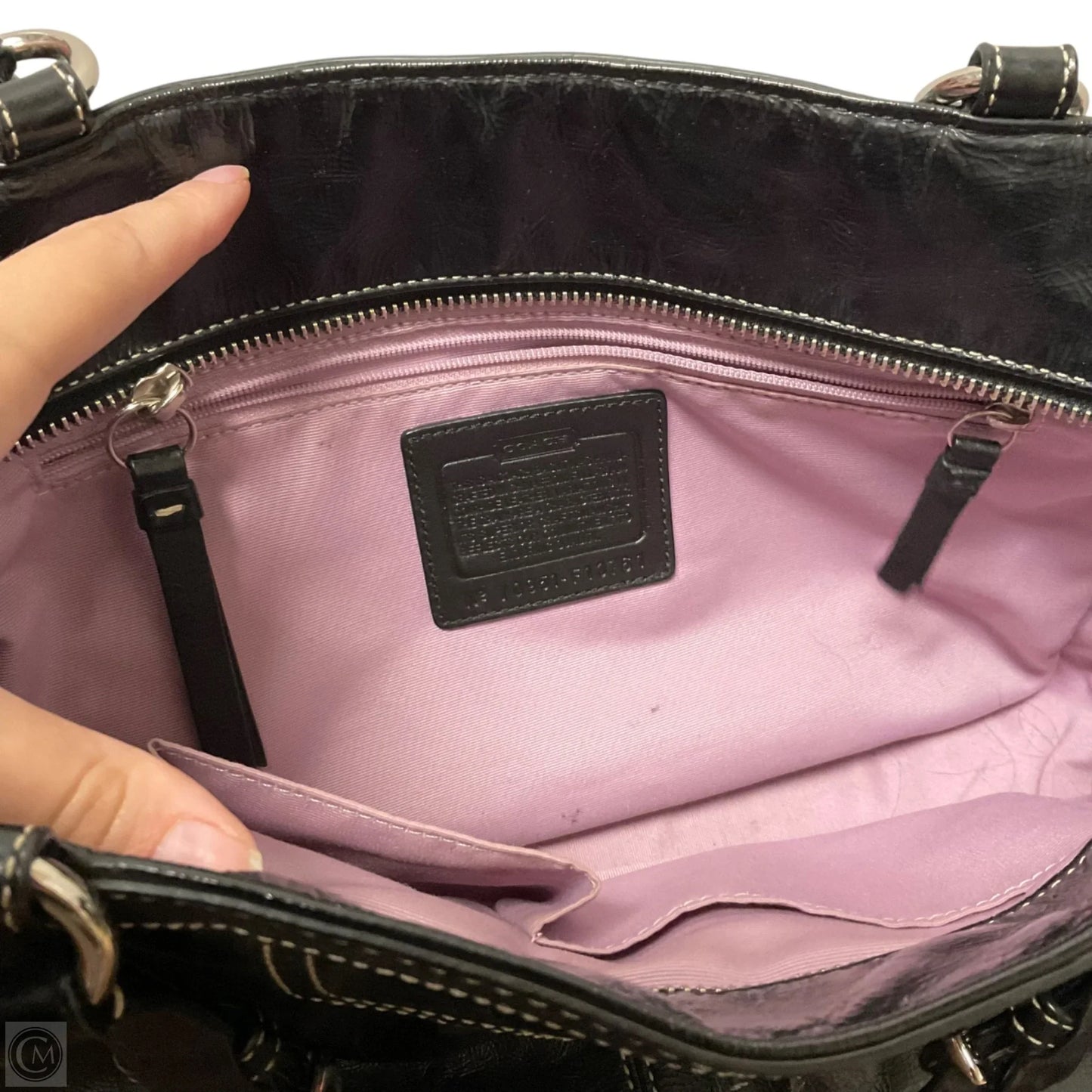 Handbag Designer By Coach, Size: Medium