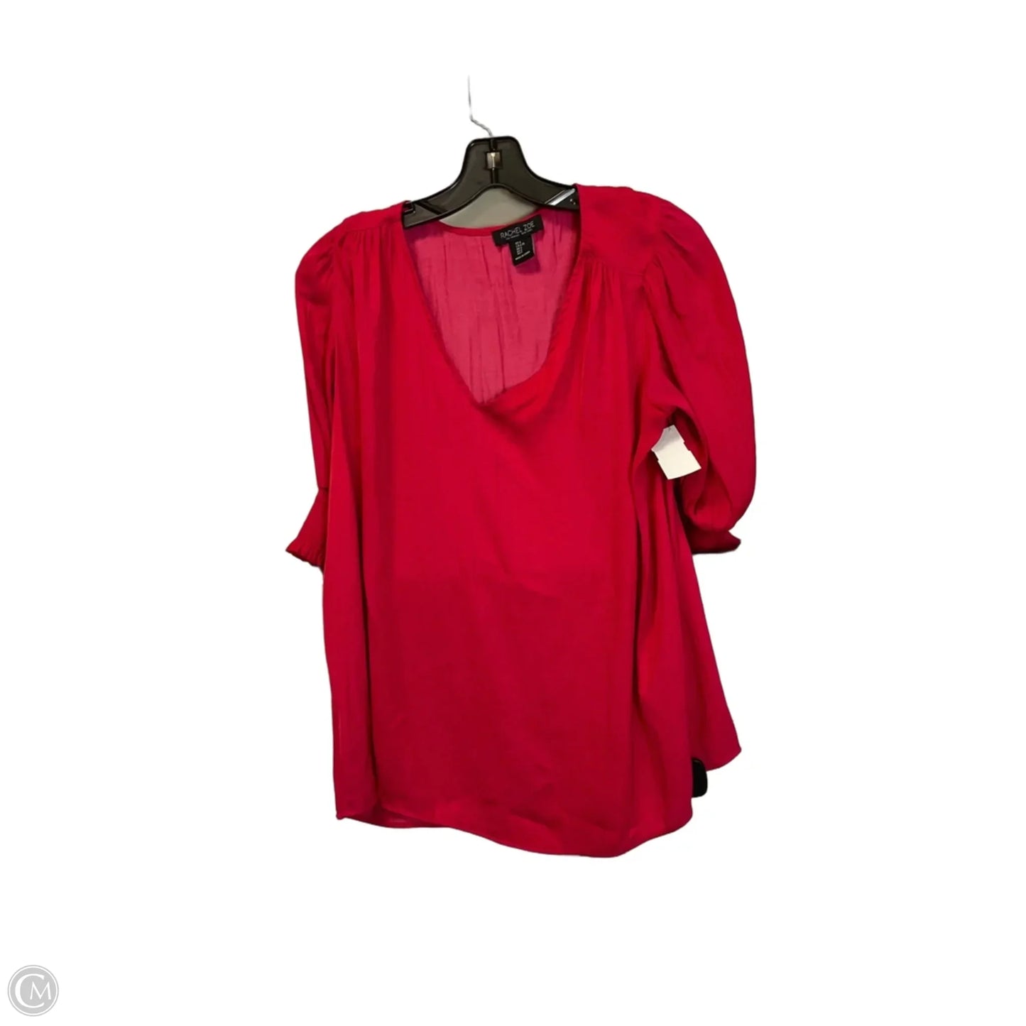 Top 3/4 Sleeve By Rachel Zoe In Red, Size: L