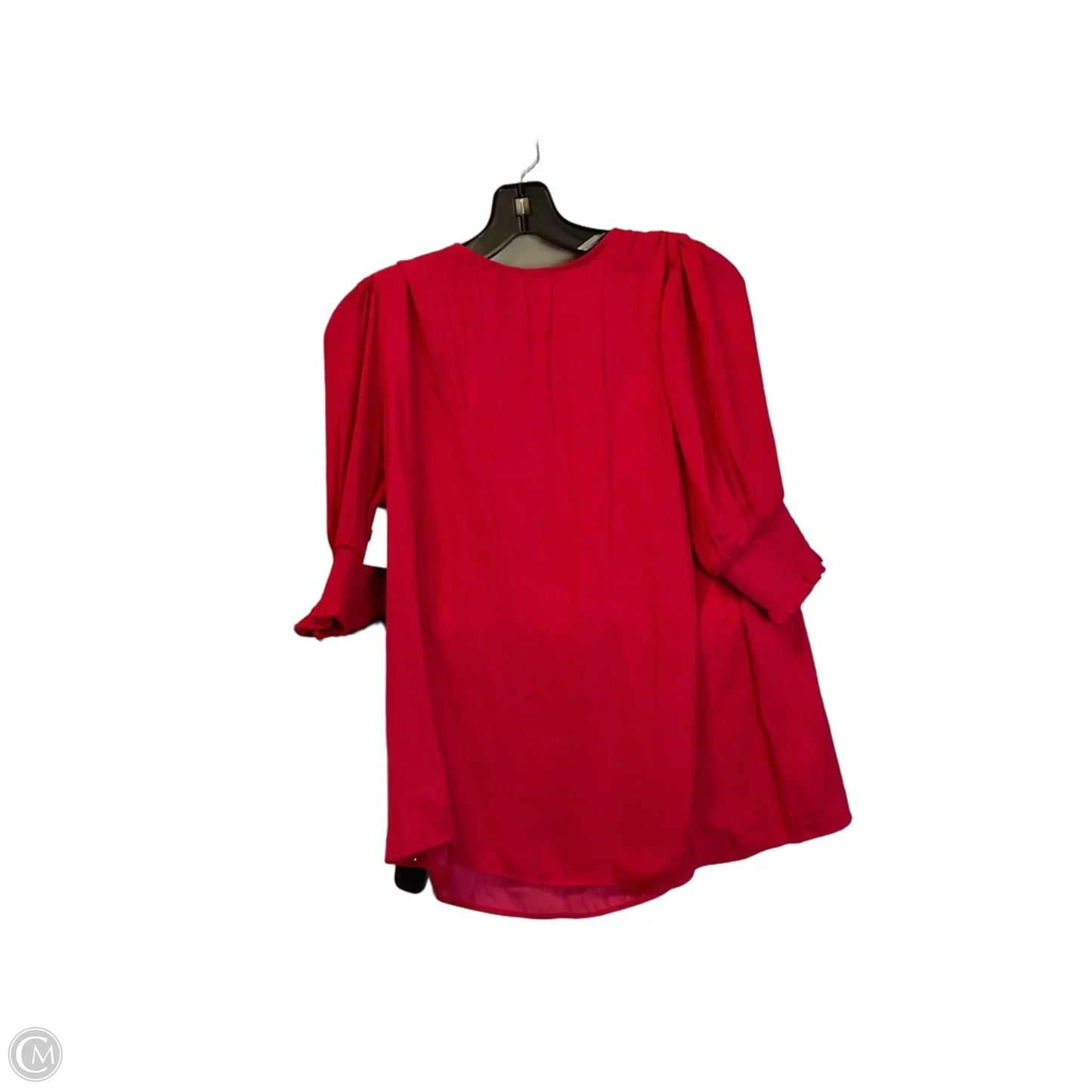 Top 3/4 Sleeve By Rachel Zoe In Red, Size: L