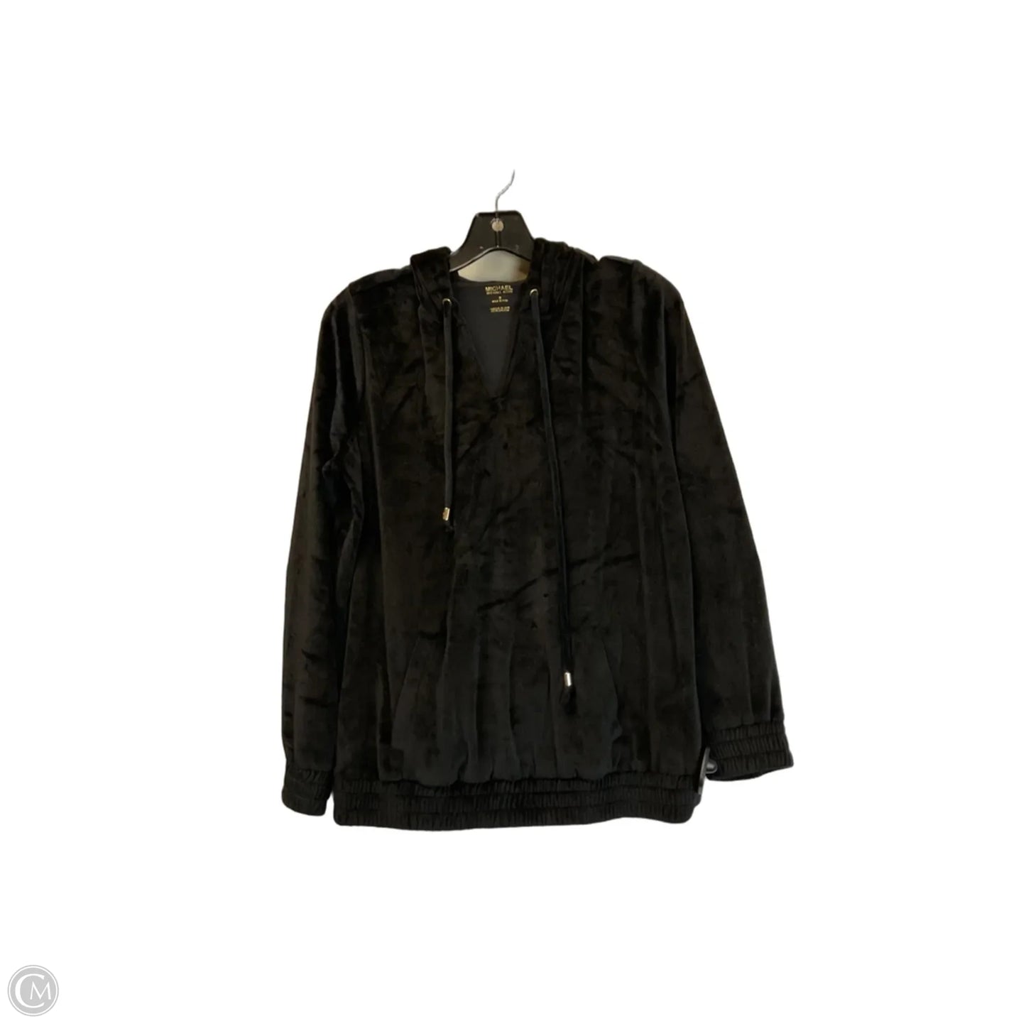 Sweatshirt Hoodie By Michael By Michael Kors In Black, Size: M
