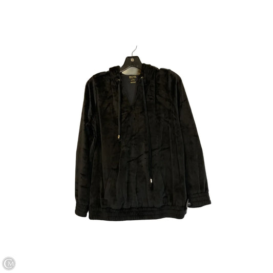 Sweatshirt Hoodie By Michael By Michael Kors In Black, Size: M