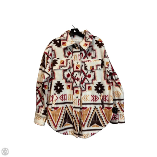 Sweatshirt Collar By Clothes Mentor In Cream, Size: Xs
