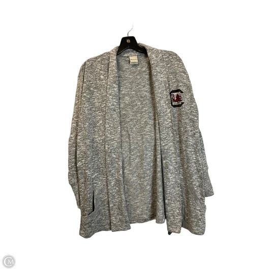 Cardigan By Clothes Mentor In Grey, Size: 2x