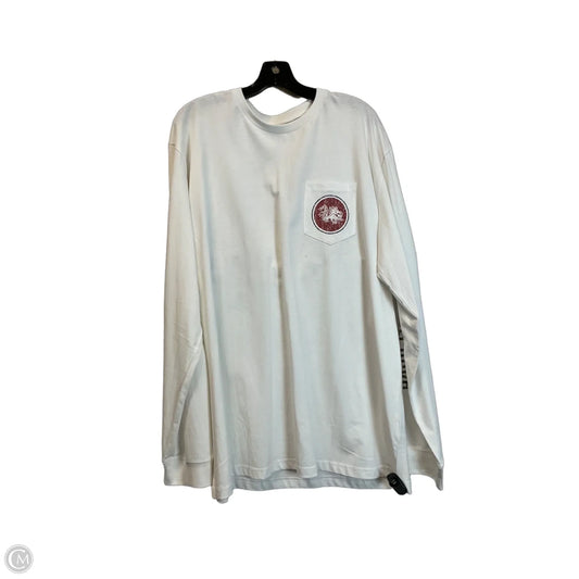 Top Long Sleeve Basic By Champion In White, Size: 2x