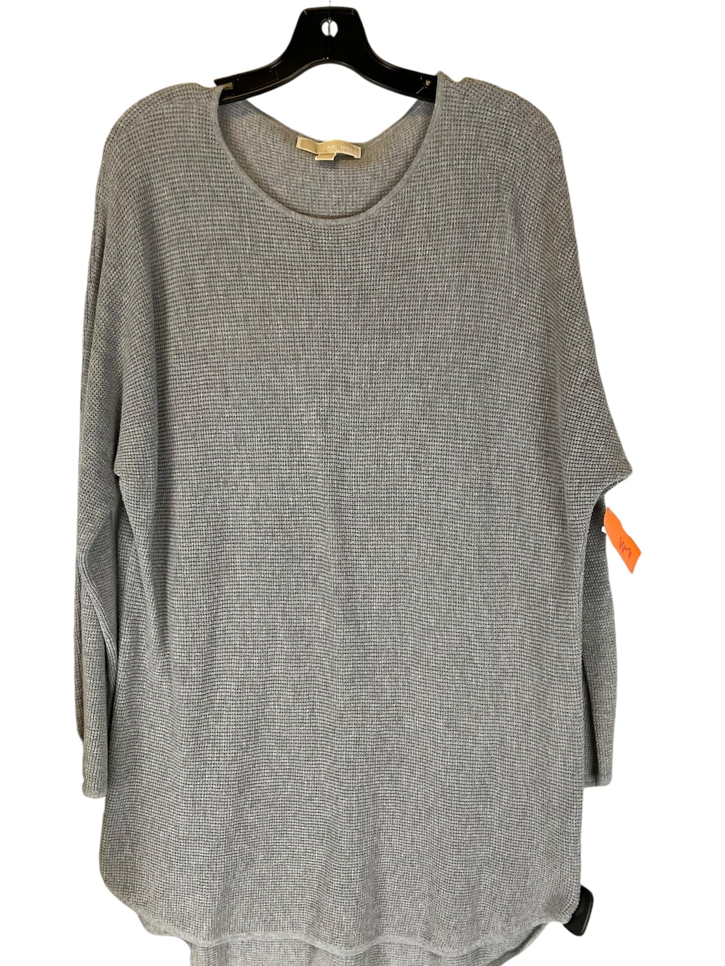 Top Long Sleeve By Michael By Michael Kors In Grey, Size: Xl