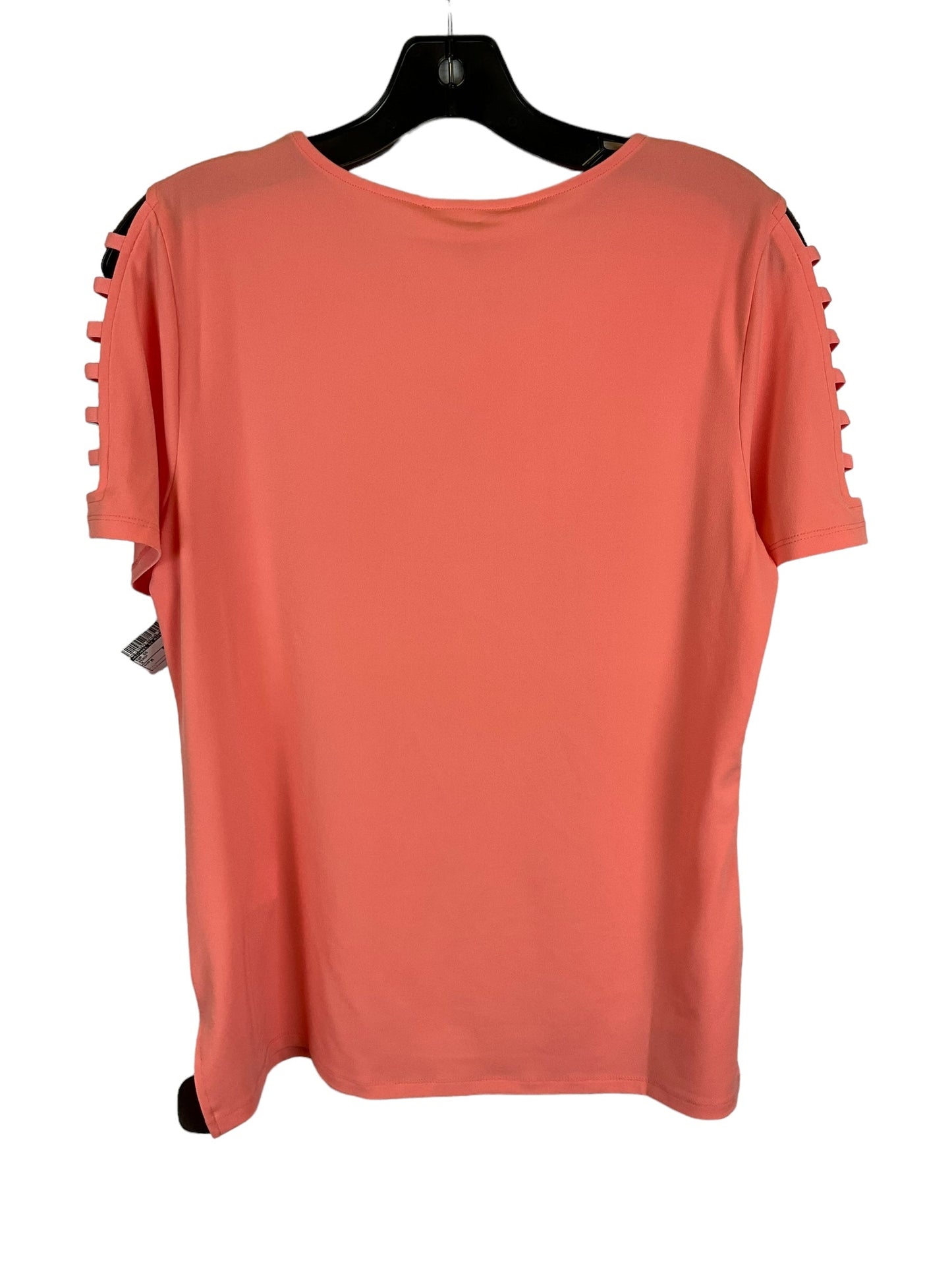 Peach Top Short Sleeve Michael By Michael Kors, Size M