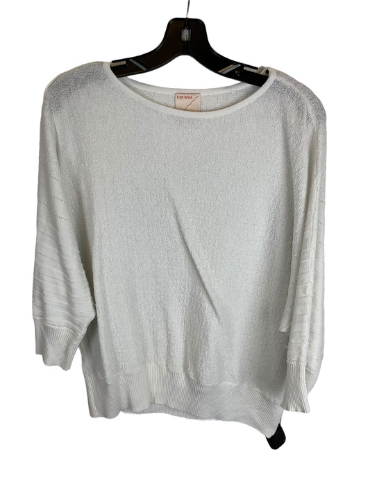 Top Long Sleeve Basic By Kerisma In White, Size: M