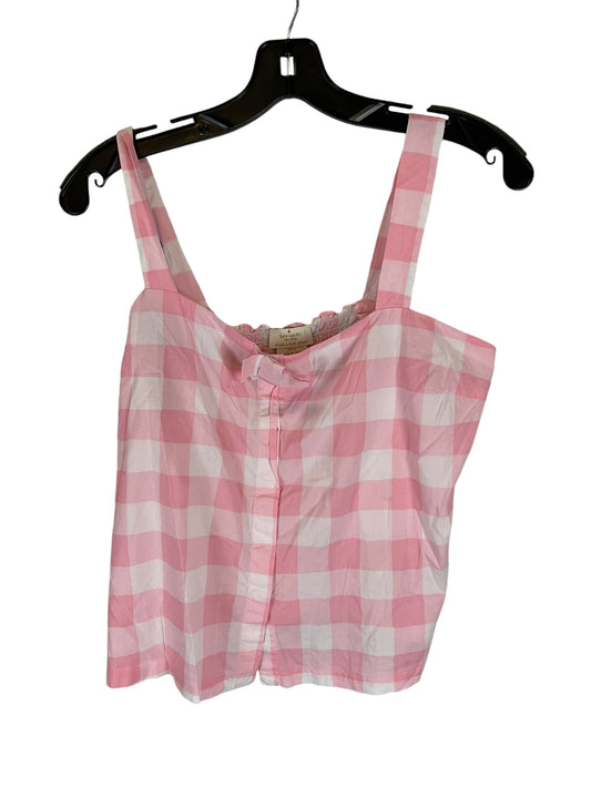 Top Sleeveless Designer By Kate Spade In Pink, Size: M