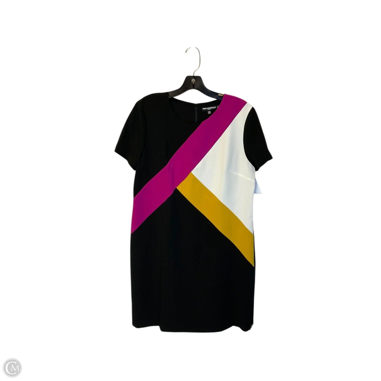 Dress Designer By Karl Lagerfeld In Black, Size: 12