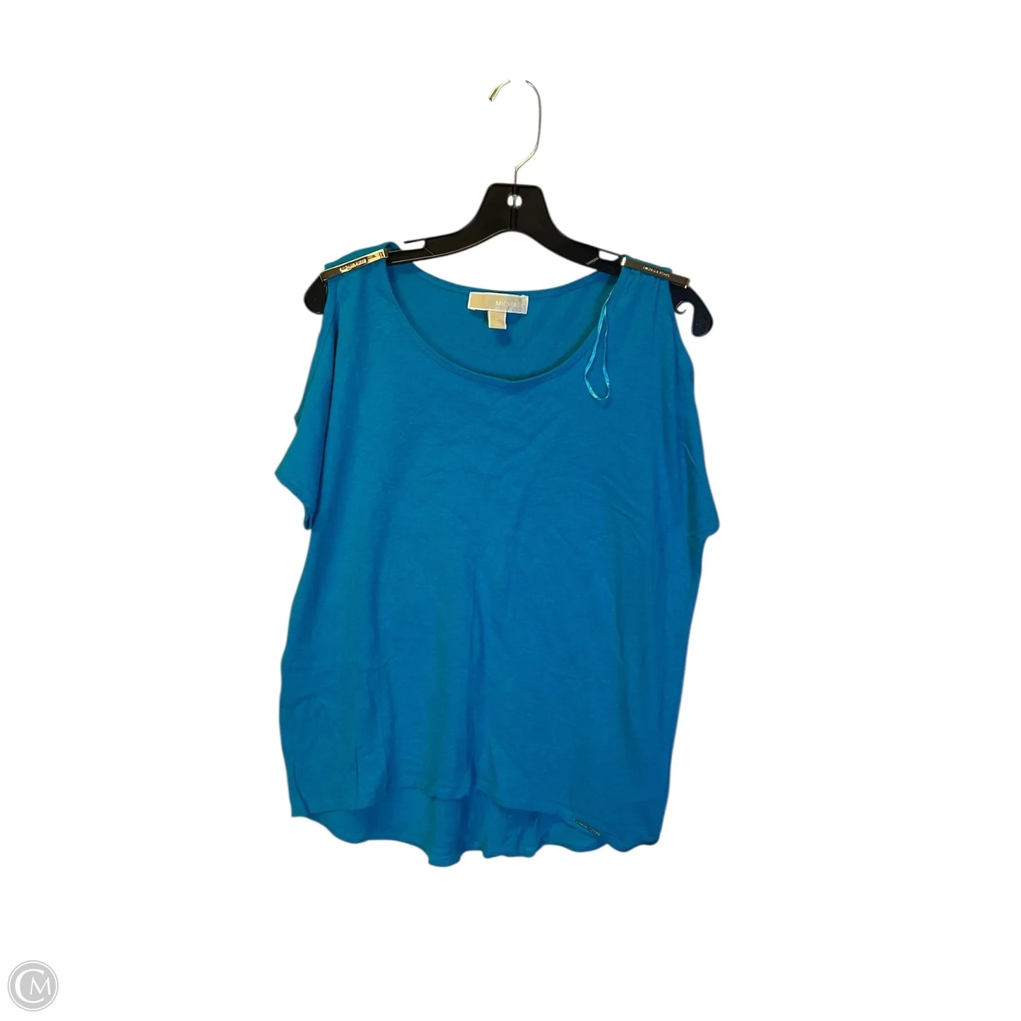 Top Short Sleeve By Michael By Michael Kors In Blue, Size: M