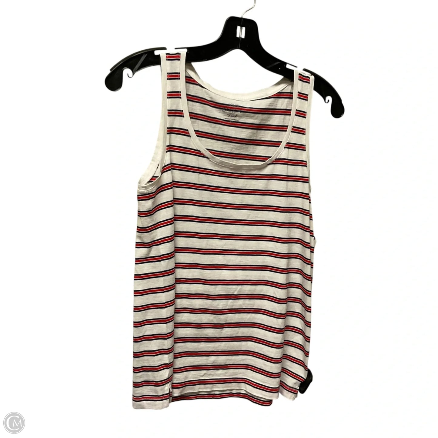 Top Sleeveless Basic By J. Crew In Striped Pattern, Size: Xs