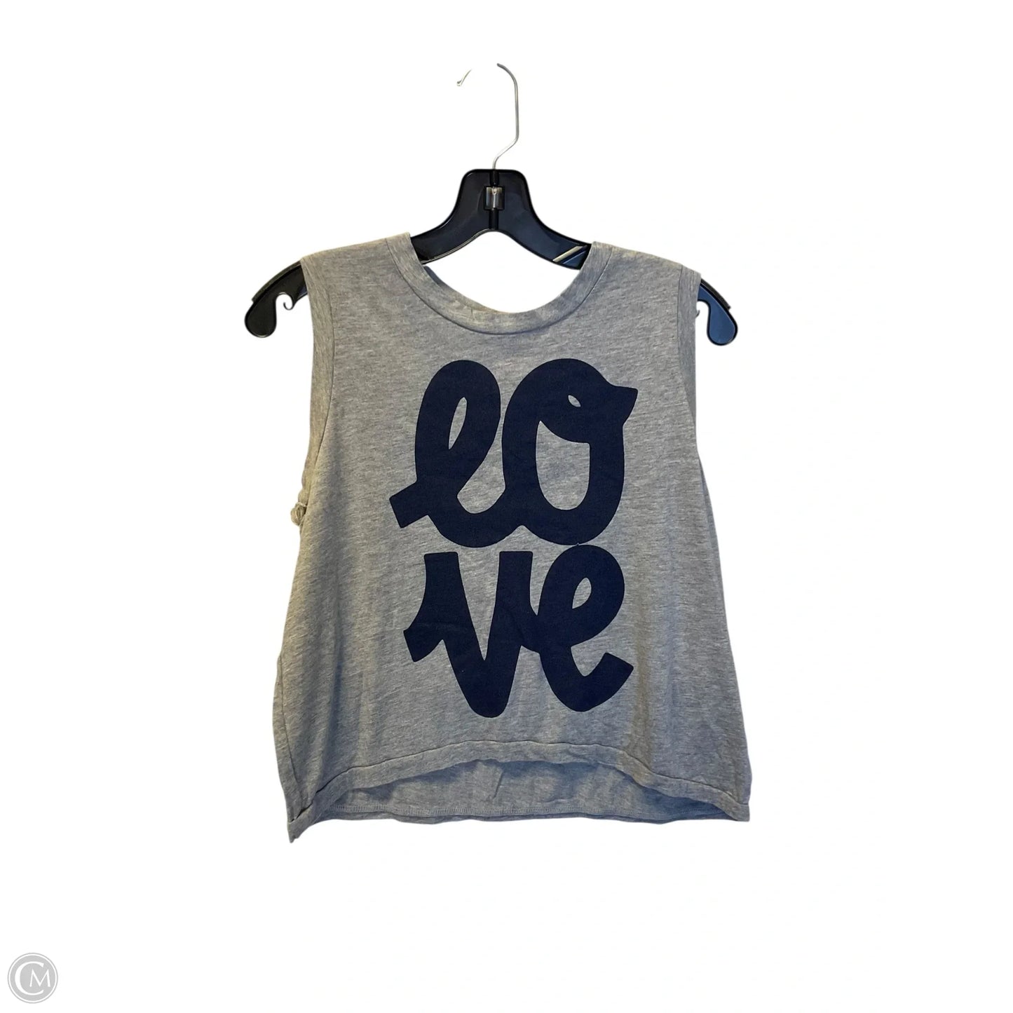 Top Sleeveless By Clothes Mentor In Grey, Size: S