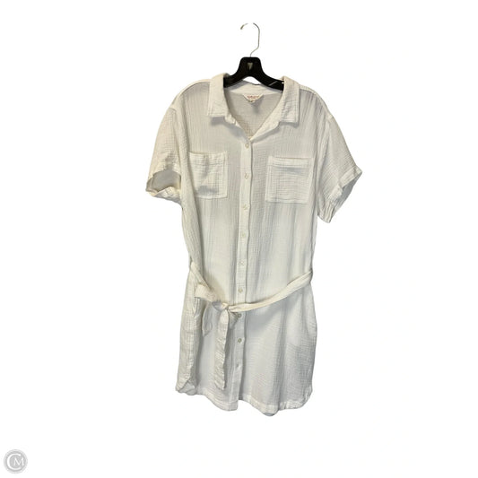 Dress Casual Short By Weatherproof In White, Size: M