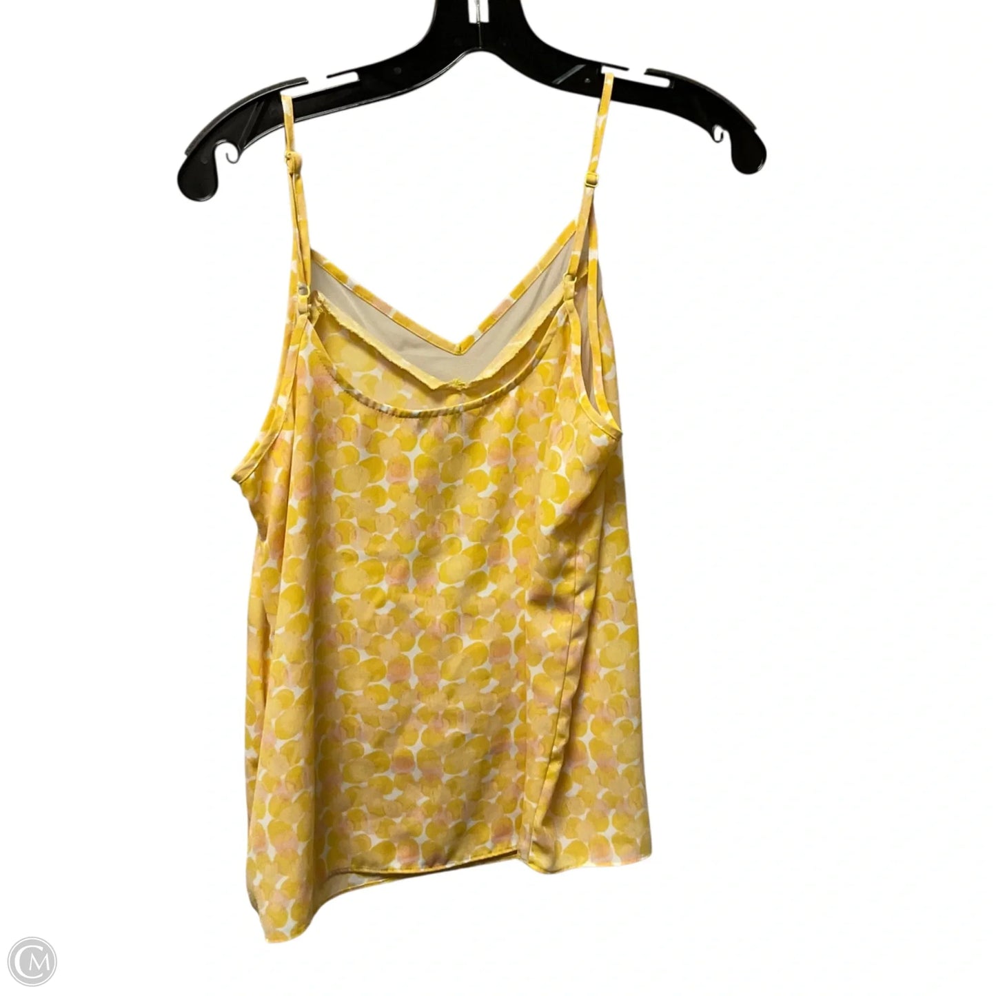 Top Sleeveless By Nine West In Yellow, Size: M