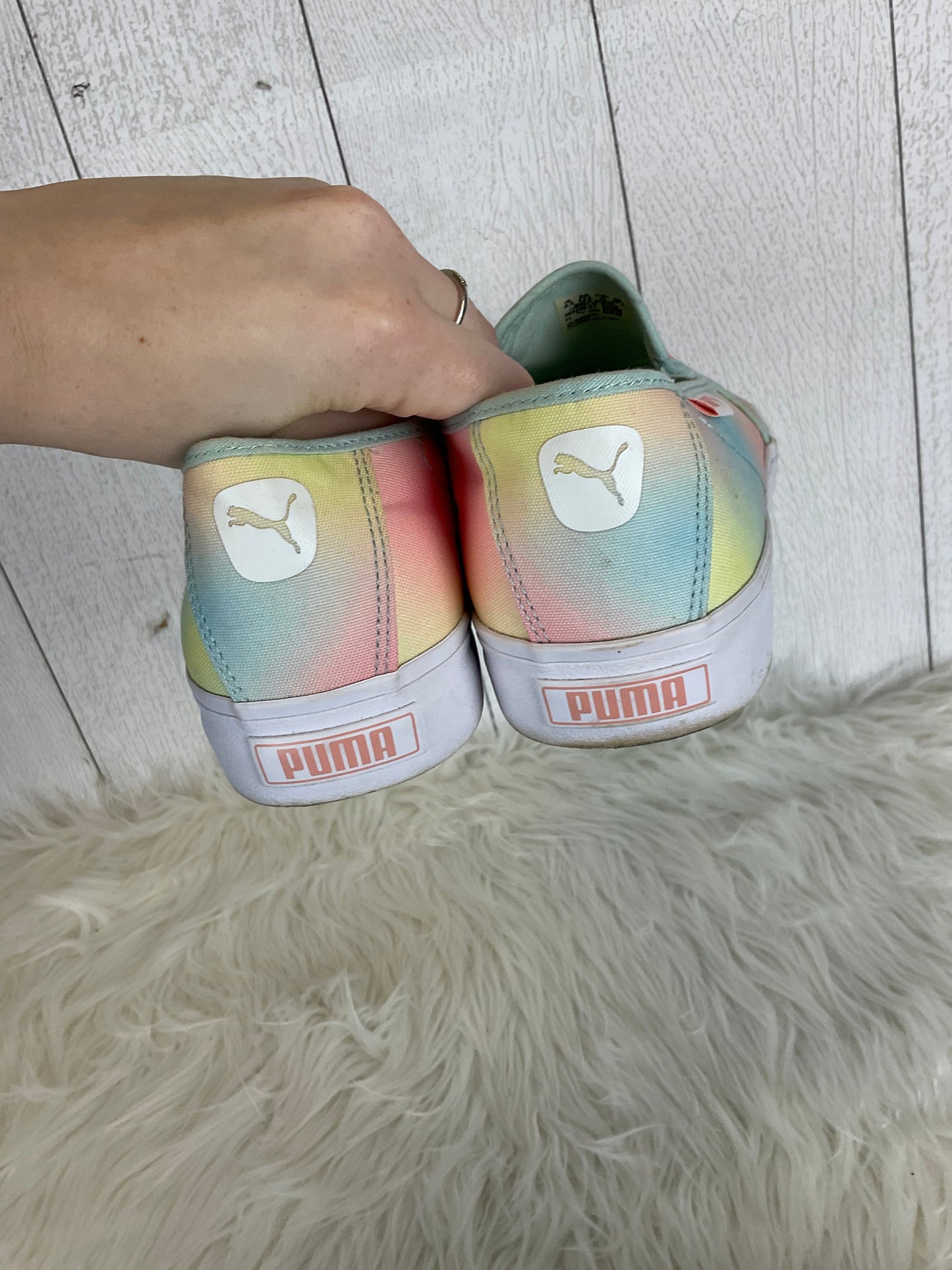 Tie Dye Print Shoes Flats Puma, Size 8.5