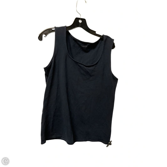 Top Sleeveless Basic By Coldwater Creek In Navy, Size: L