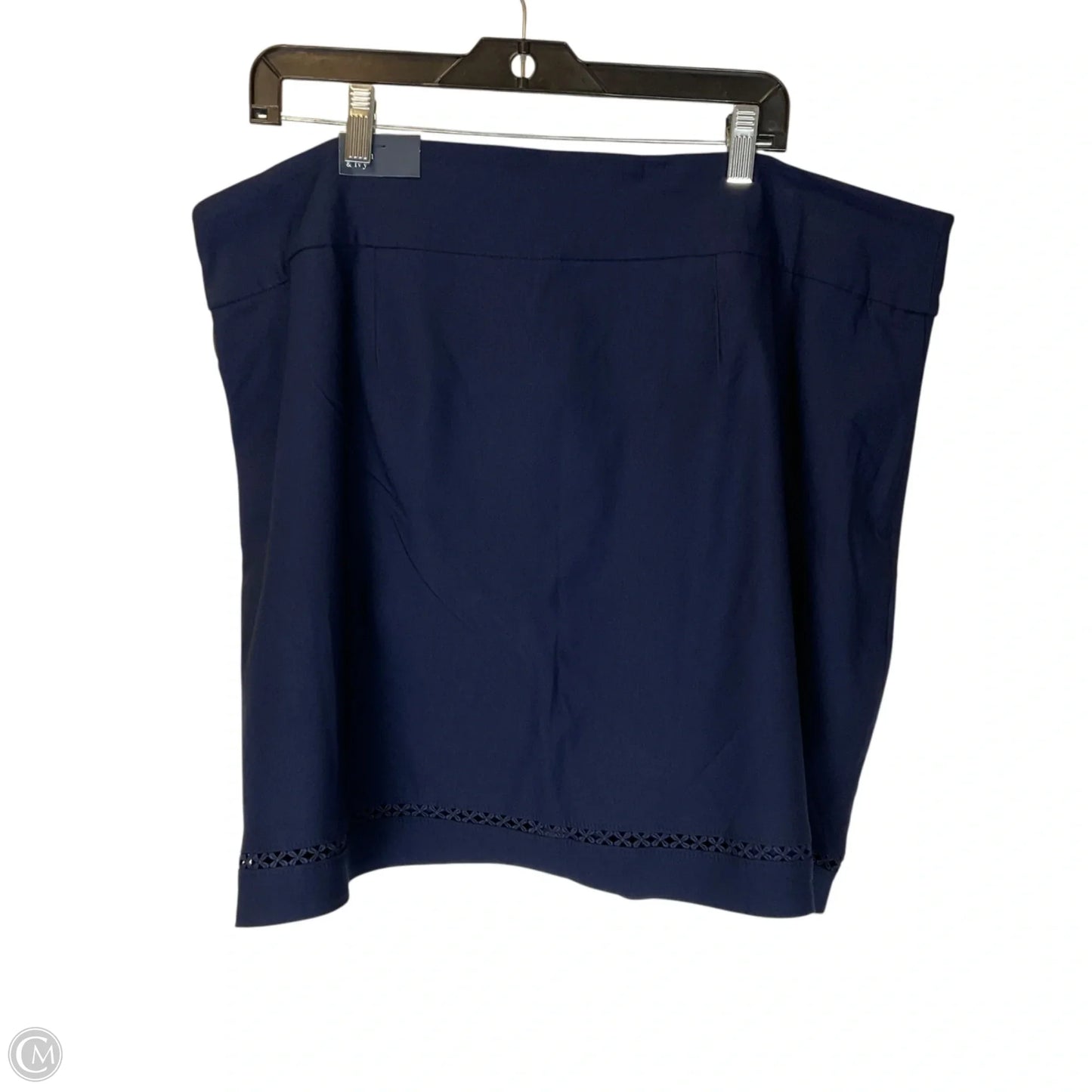 Skort By Crown And Ivy In Blue, Size: 2x