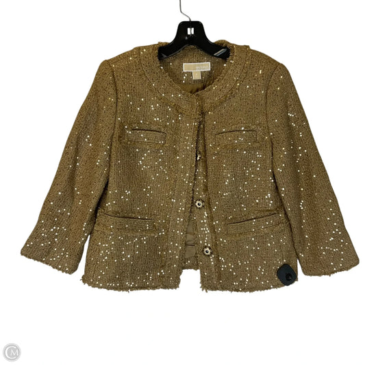 Blazer By Michael By Michael Kors In Gold, Size: 8