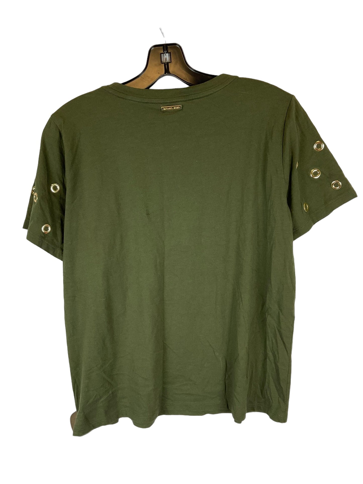 Top Short Sleeve By Michael By Michael Kors In Green, Size: M