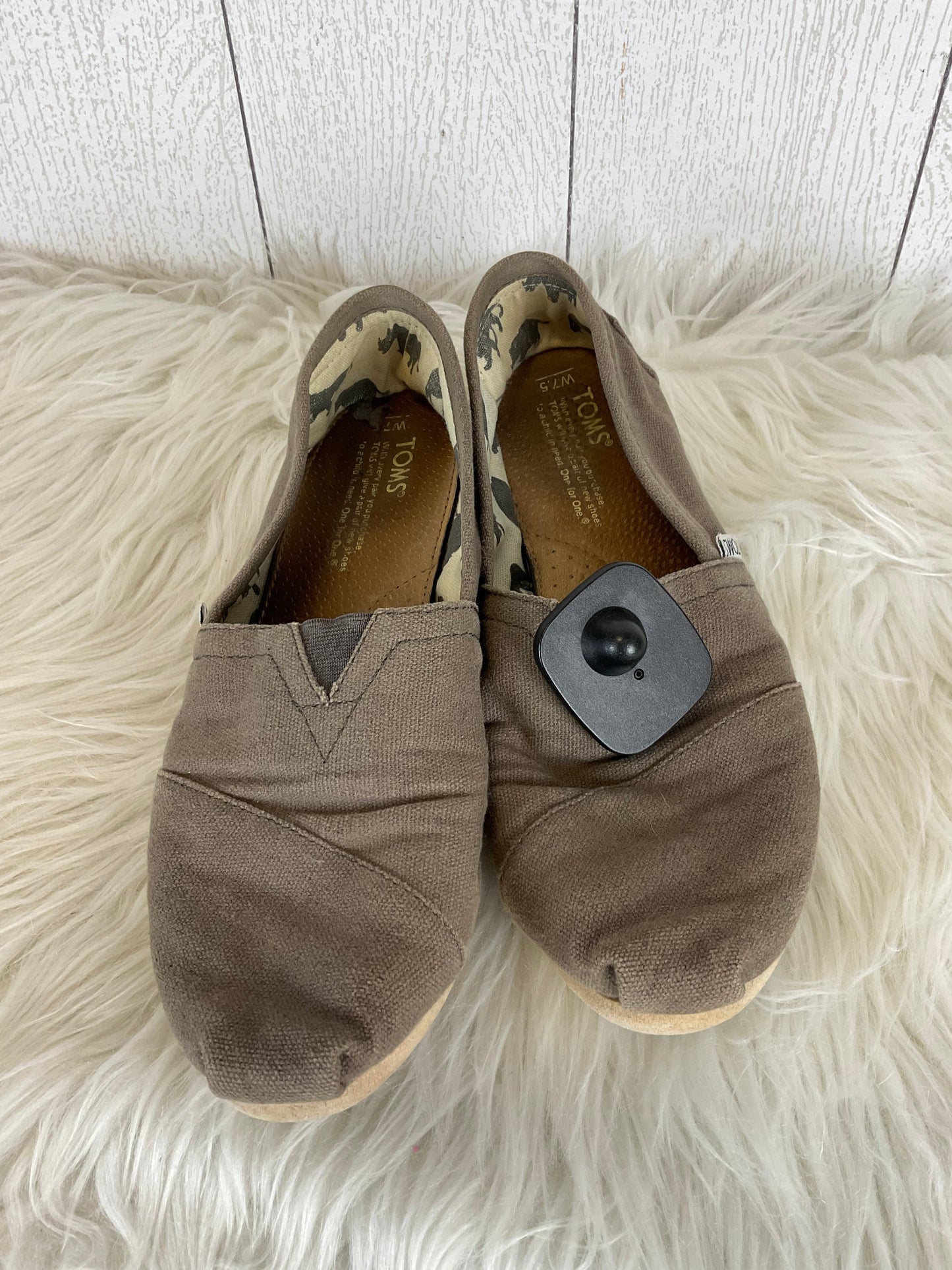 Shoes Flats By Toms In Brown, Size: 7.5