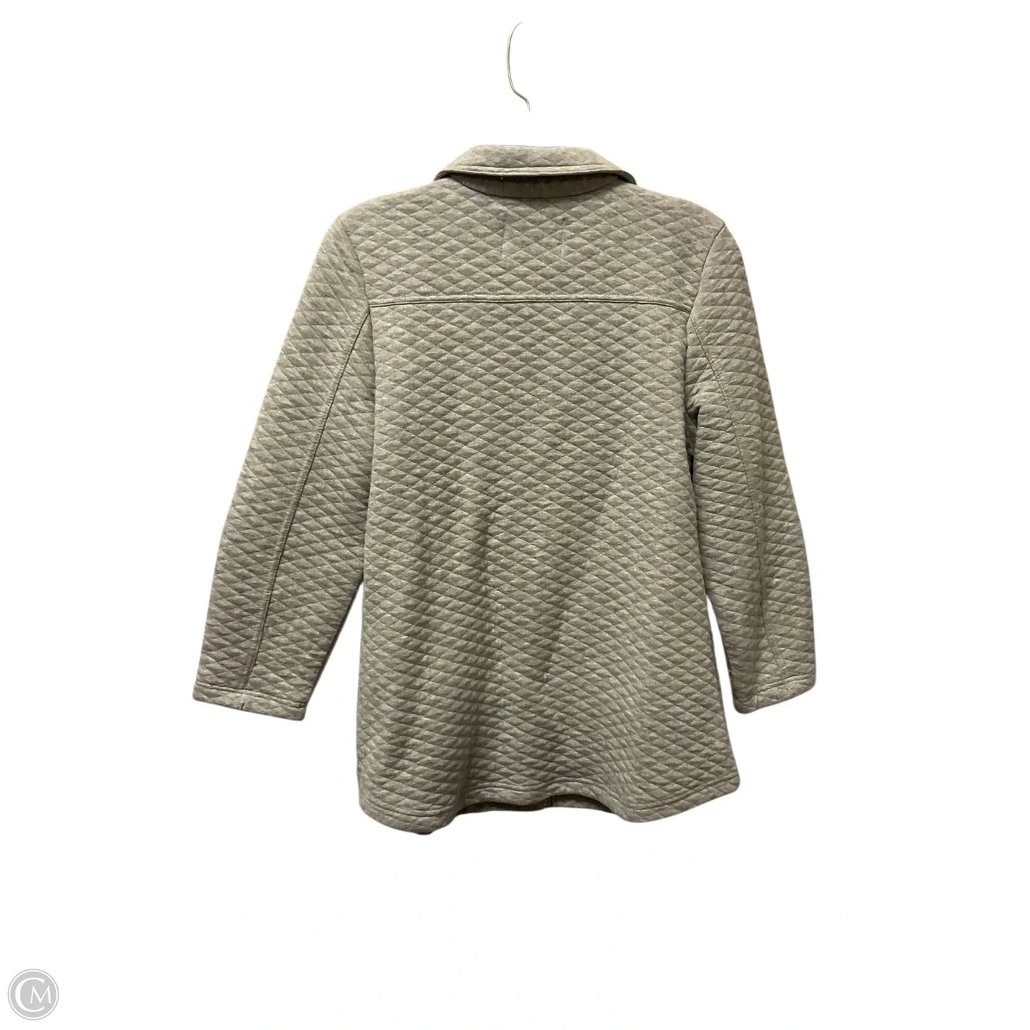 Jacket Shirt By Clothes Mentor In Grey, Size: S