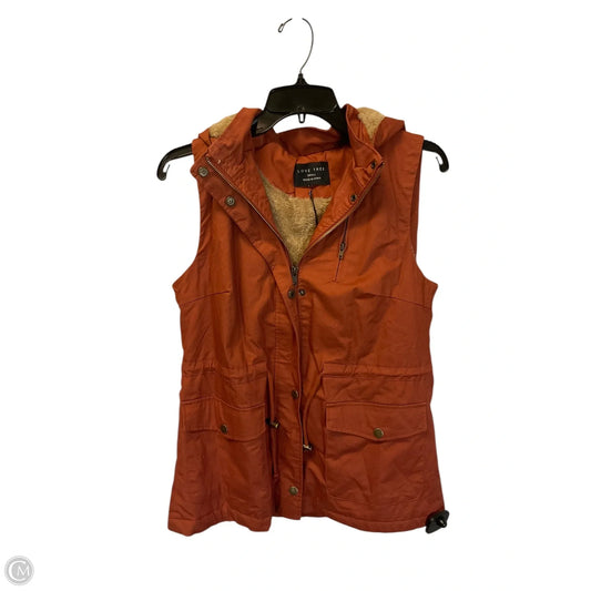 Vest Puffer & Quilted By Love Tree In Orange, Size: S