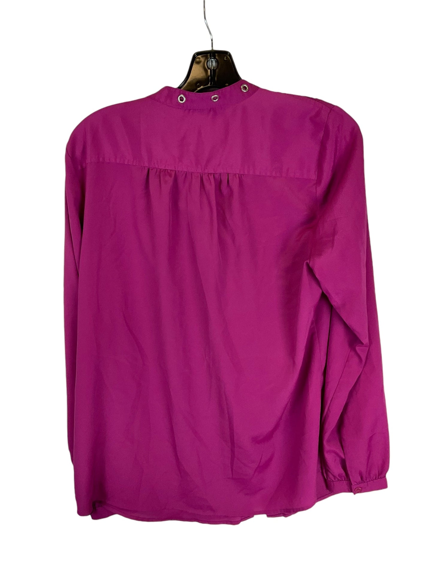 Top Long Sleeve By Michael By Michael Kors In Purple, Size: L