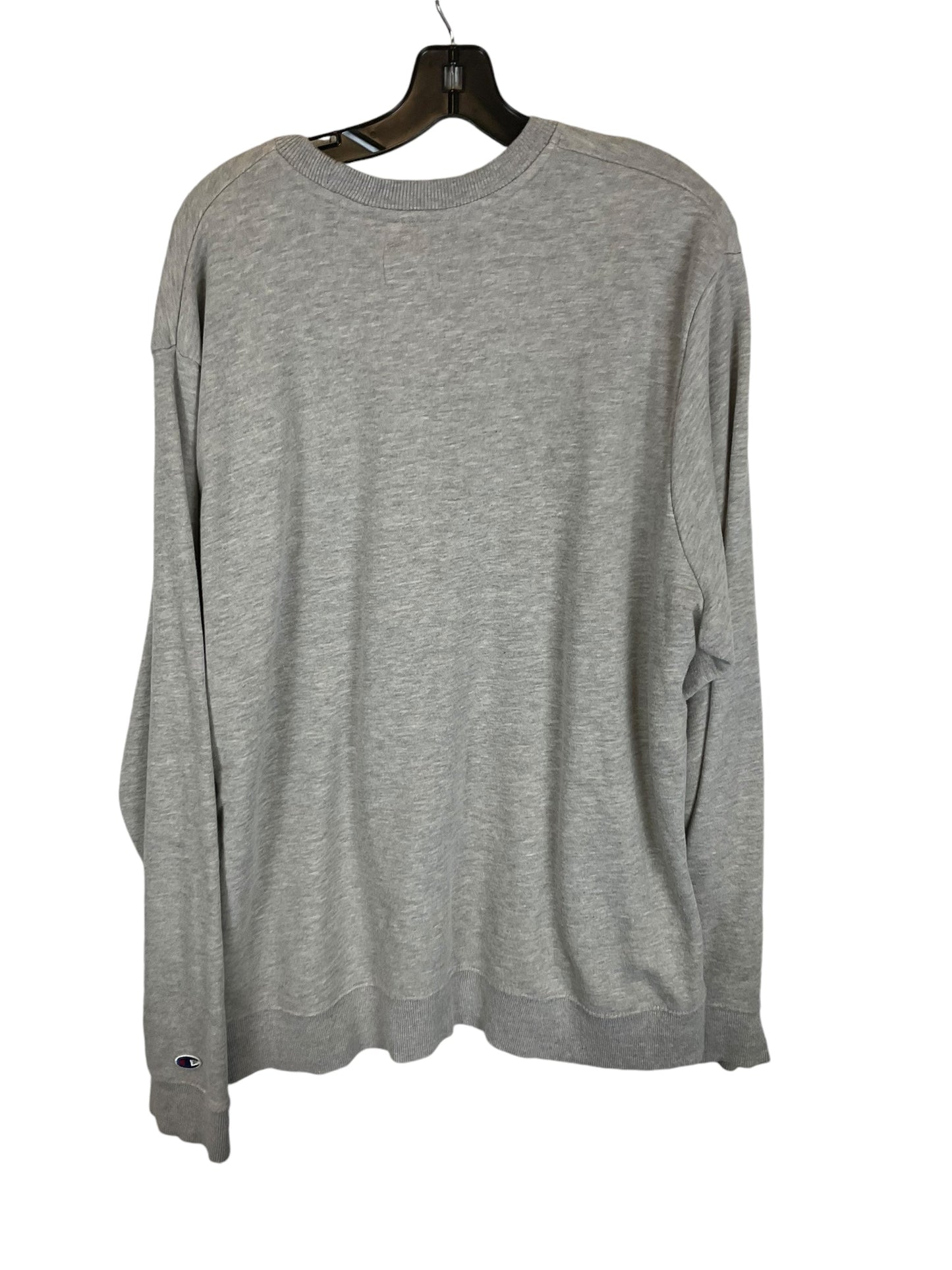 Sweatshirt Crewneck By Champion In Grey, Size: Xxl