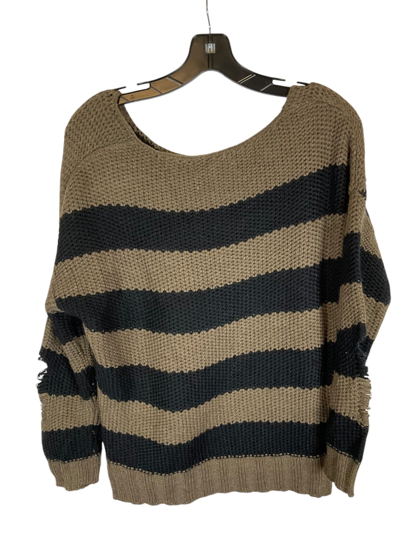 Sweater By Olive And Oak In Black & Brown, Size: L