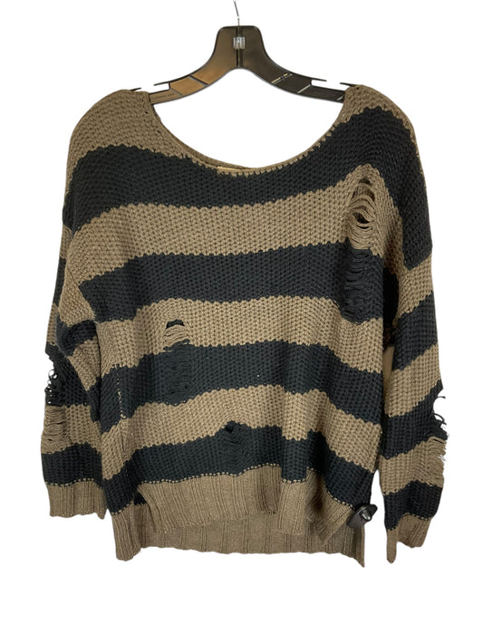 Sweater By Olive And Oak In Black & Brown, Size: L