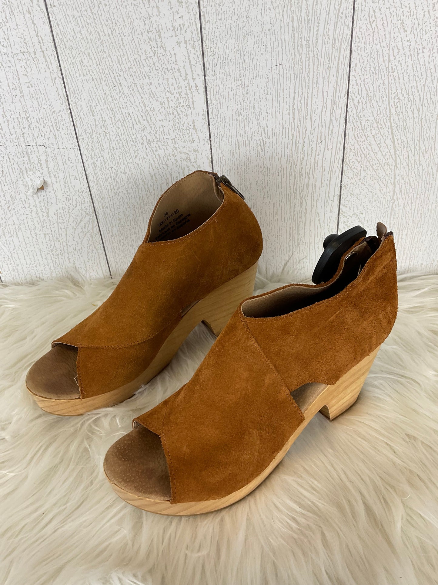 Shoes Heels Block By Free People In Tan, Size: 8