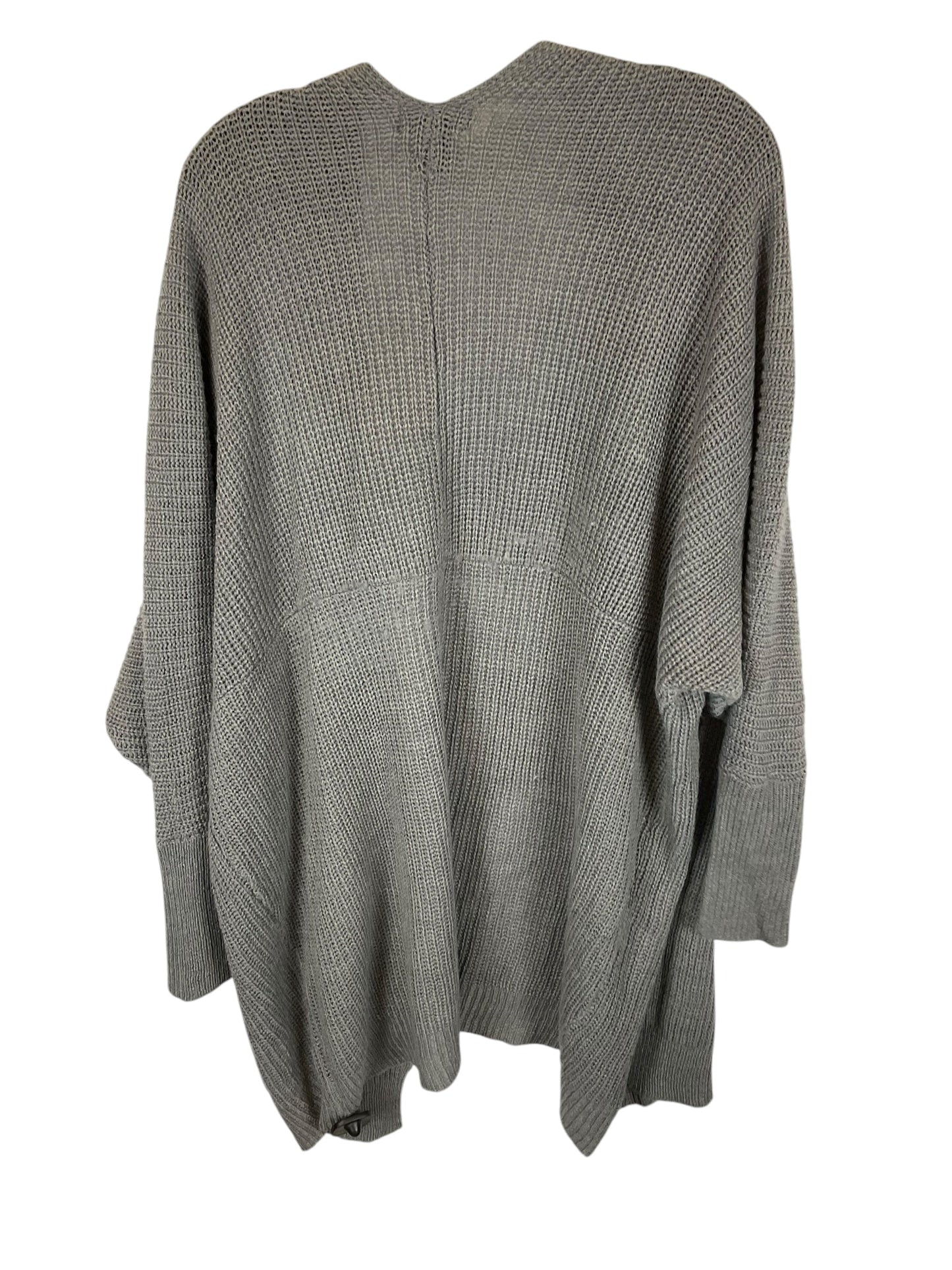 Cardigan By Clothes Mentor In Grey, Size: 3x