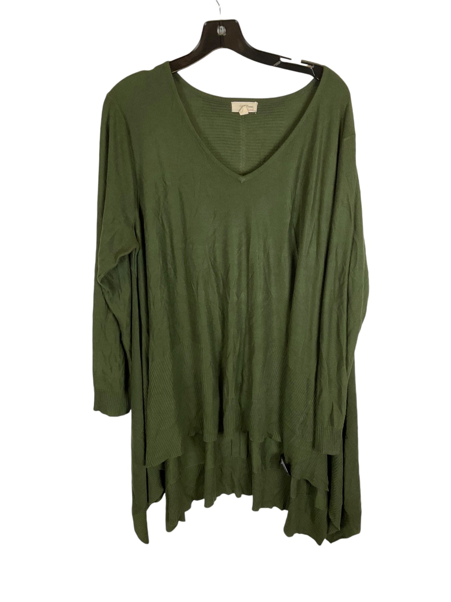 Sweater By Cupio In Green, Size: 2x