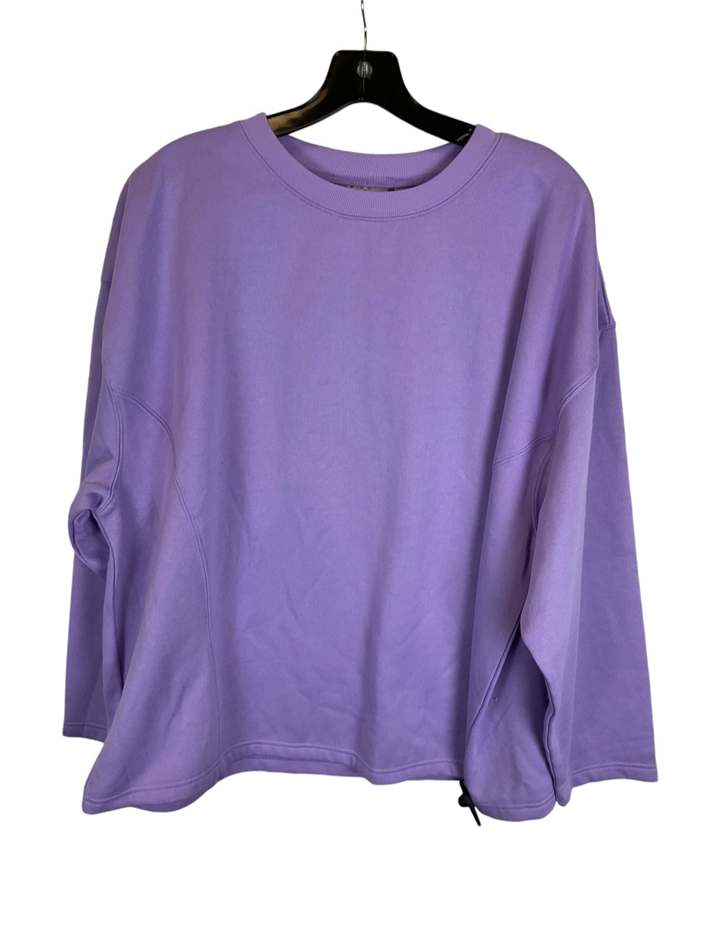 Sweatshirt Crewneck By Jennifer Lauren In Purple, Size: 3x