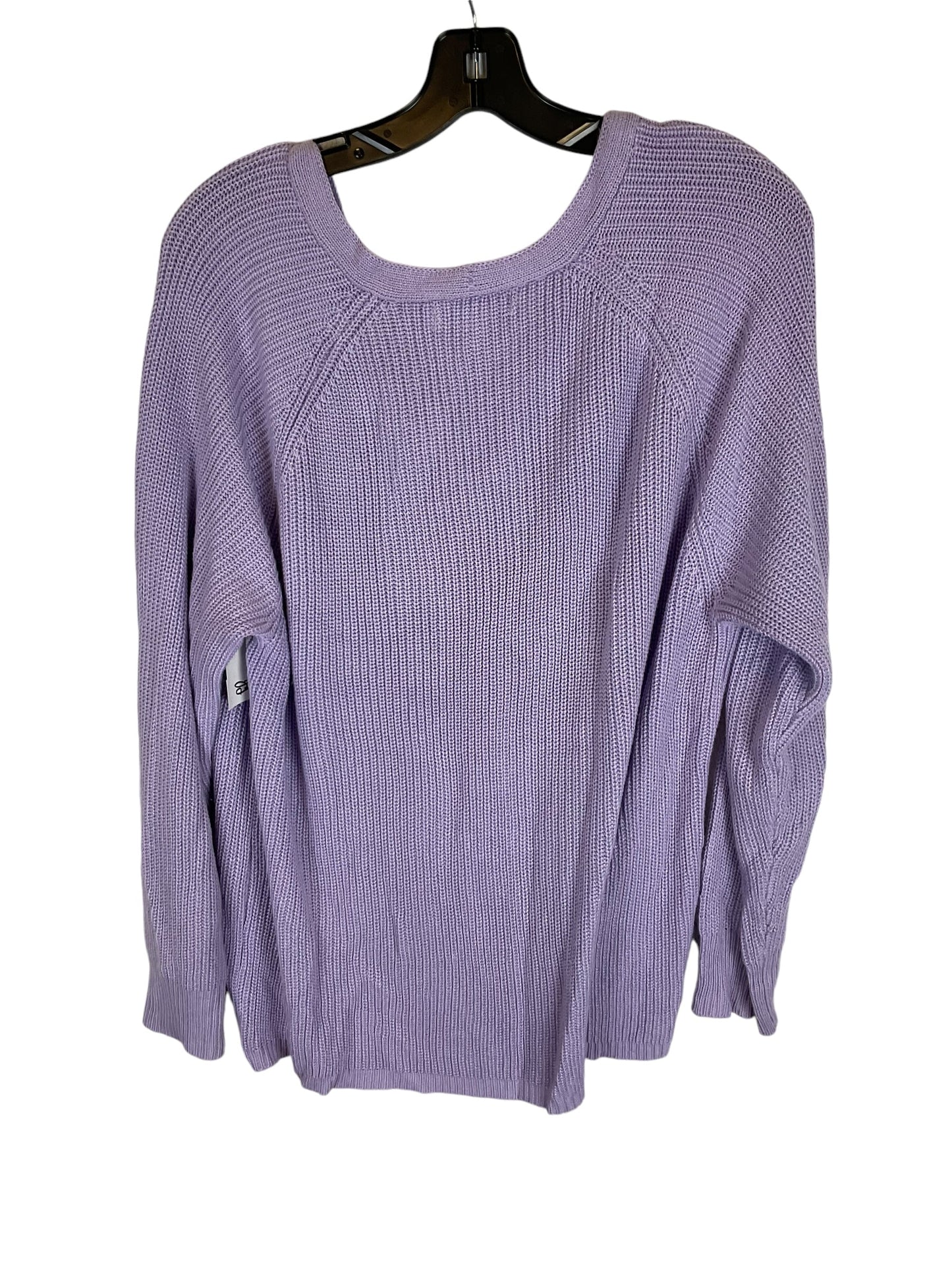 Sweater By Clothes Mentor In Purple, Size: 2x