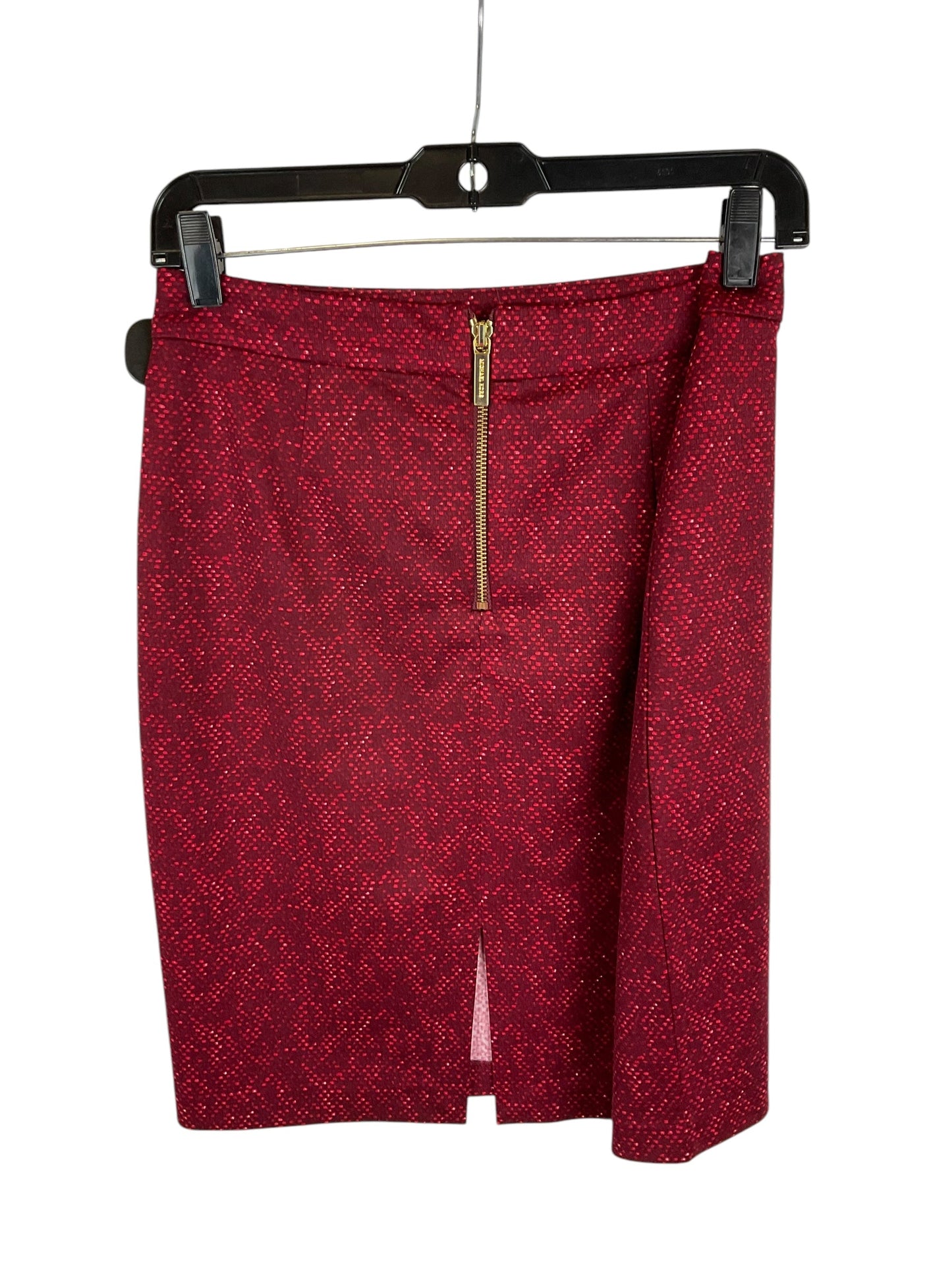 Skirt Mini & Short By Michael By Michael Kors In Red, Size: 6