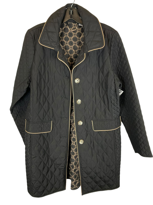 Jacket Puffer & Quilted By Chicos In Black, Size: M