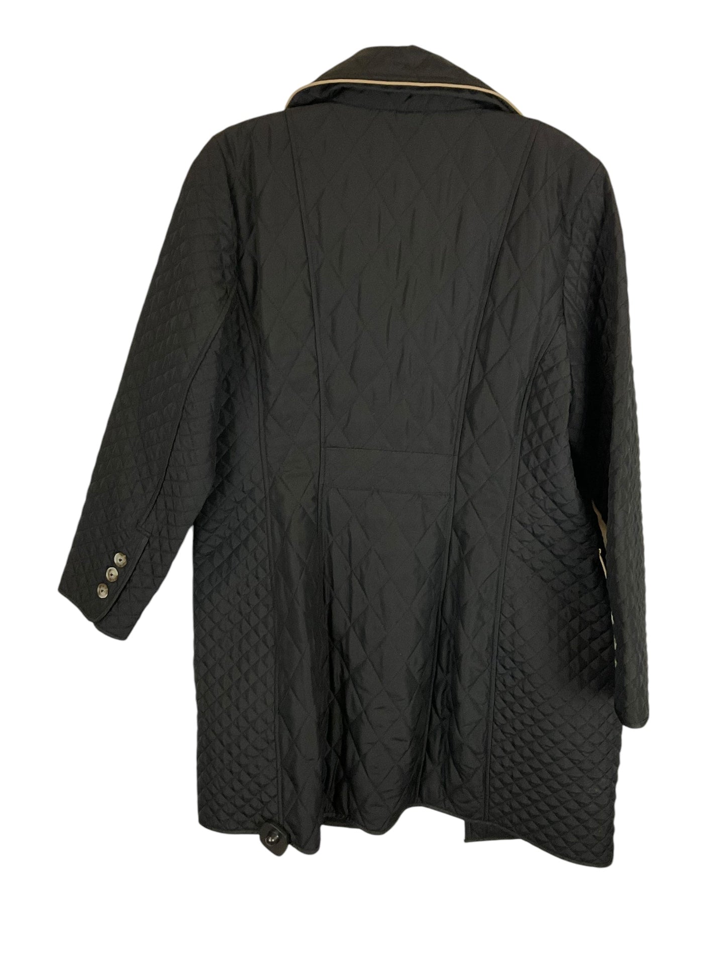 Jacket Puffer & Quilted By Chicos In Black, Size: M