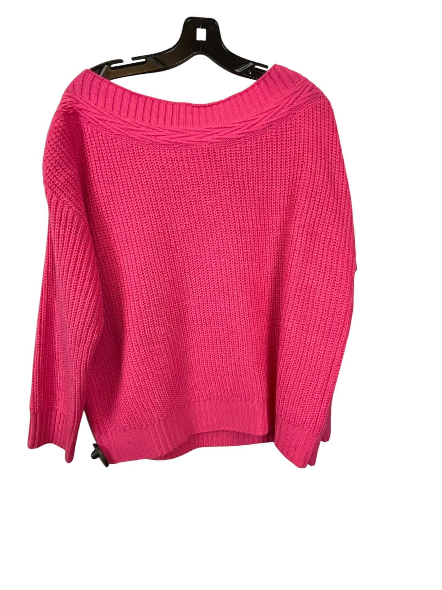 Sweater By Shein In Pink, Size: 1x