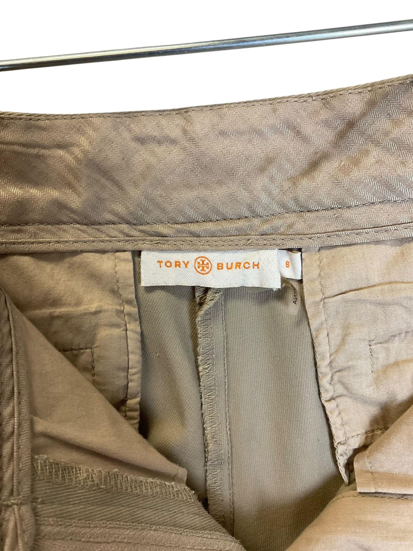 Pants Designer By Tory Burch In Tan, Size: 8